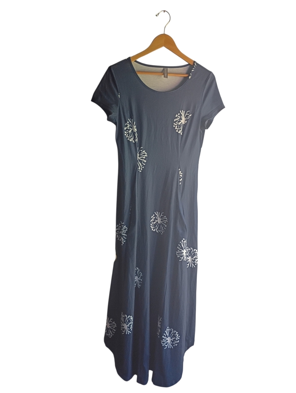 Noracora Navy Blue Shortsleeve Dress With Pockets Size Small